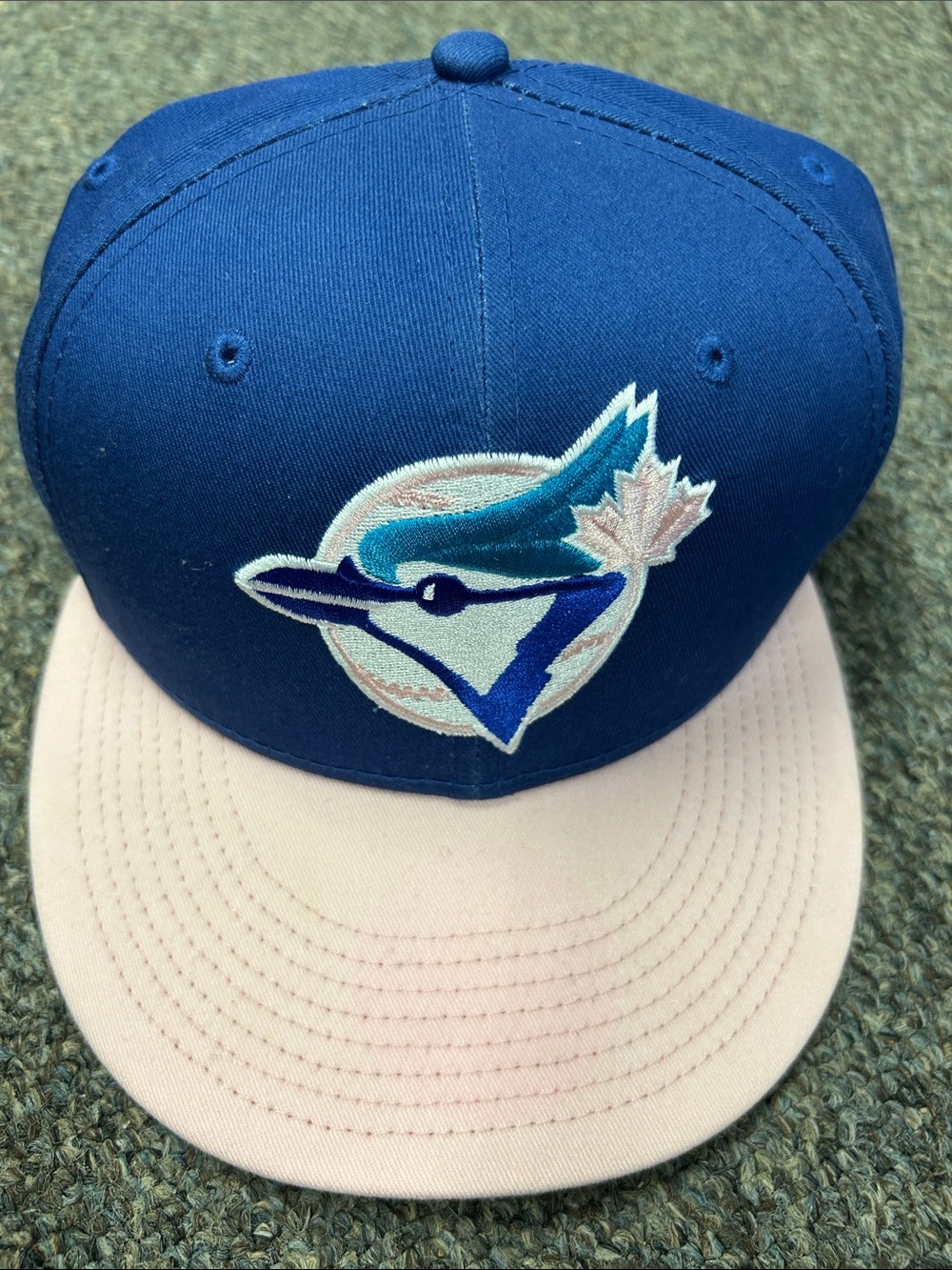 New Era Blue and Pink Toronto Blue Jays Fitted Cap